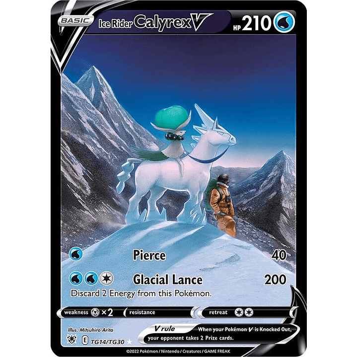 Ice Rider Calyrex V #TG14 1
