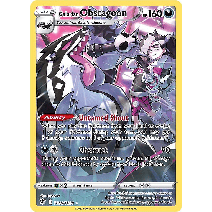 Galarian Obstagoon #TG10 1