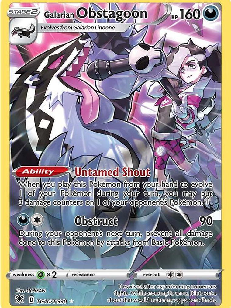 Galarian Obstagoon #TG10 1