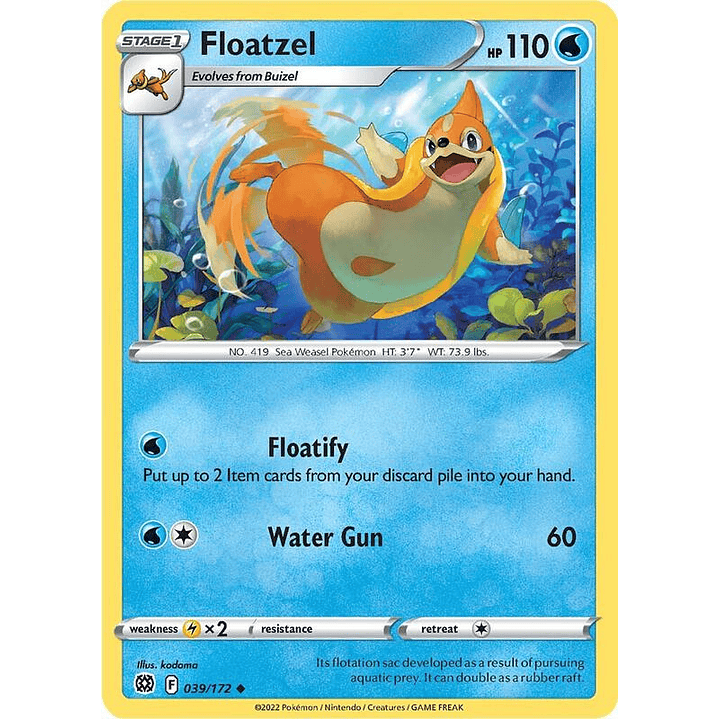 Floatzel #039 1