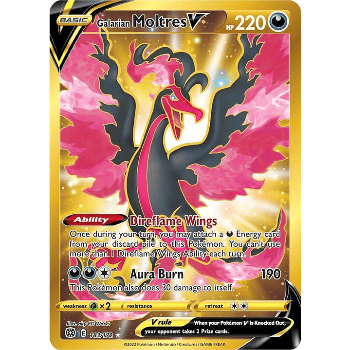 Galarian Moltres V #183 1