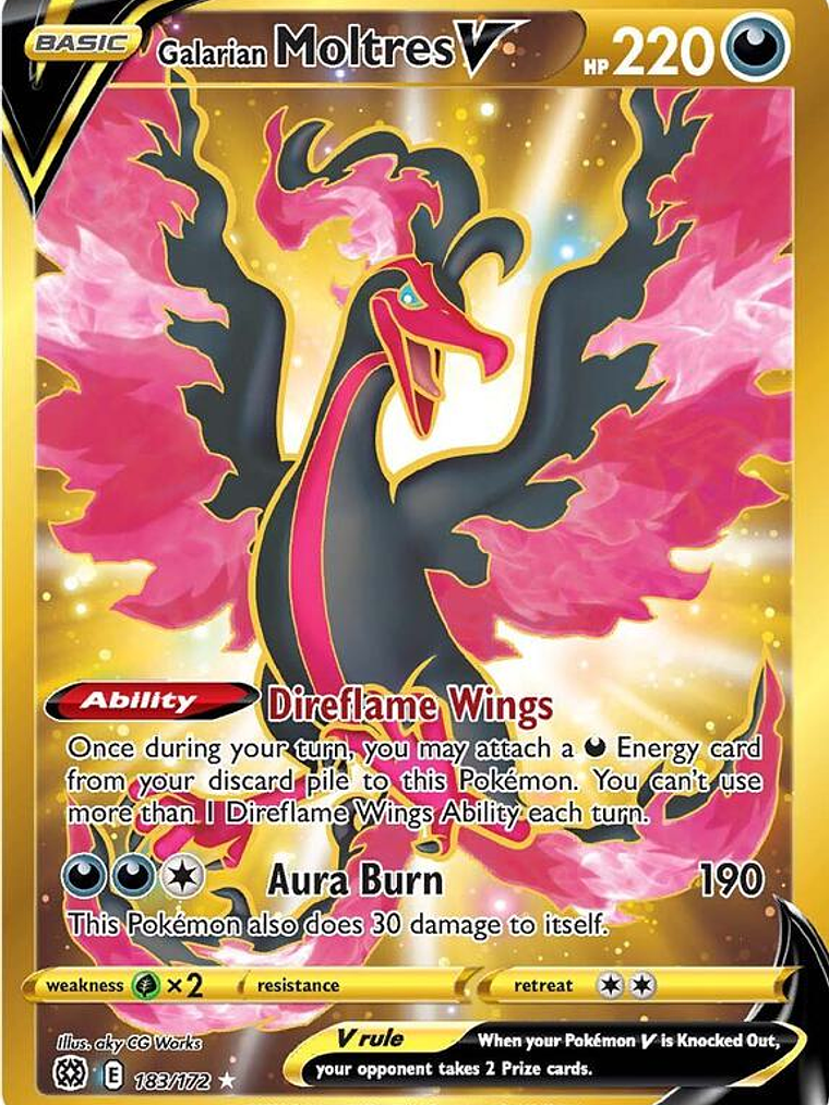 Galarian Moltres V #183 1