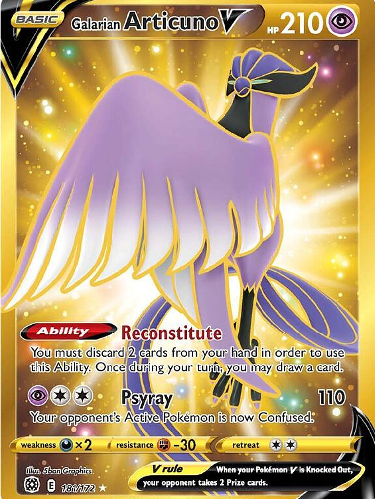 Galarian Articuno V #181 1