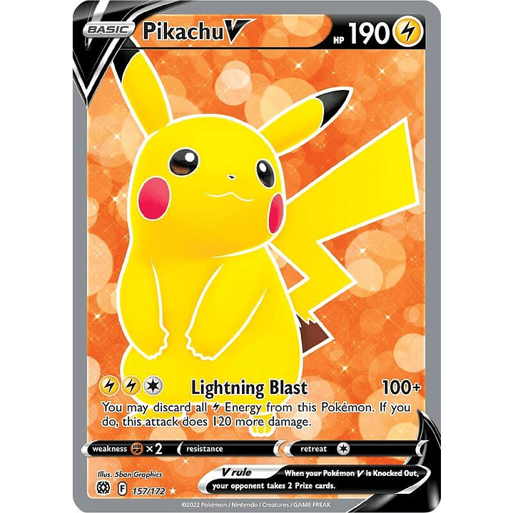 Pikachu V #157 1