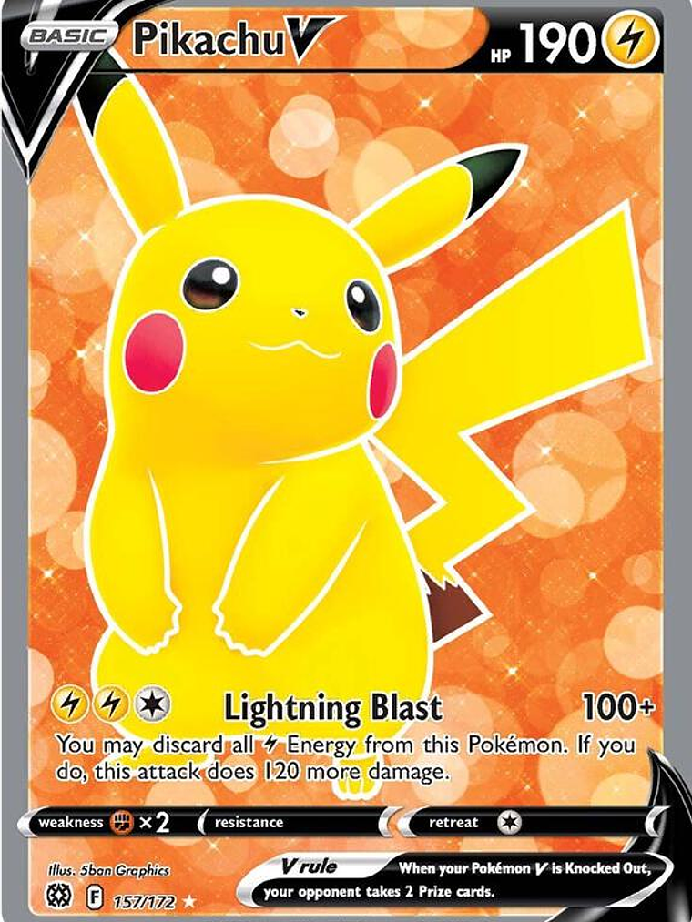 Pikachu V #157 1
