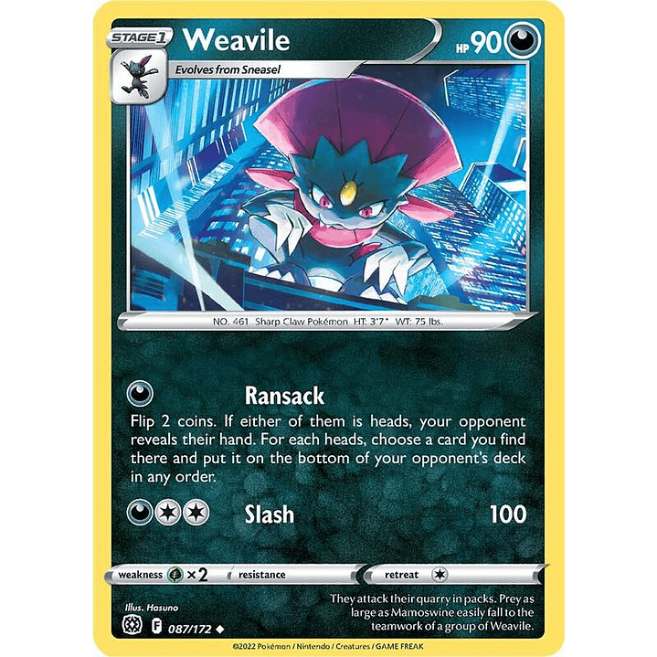 Weavile #087 1