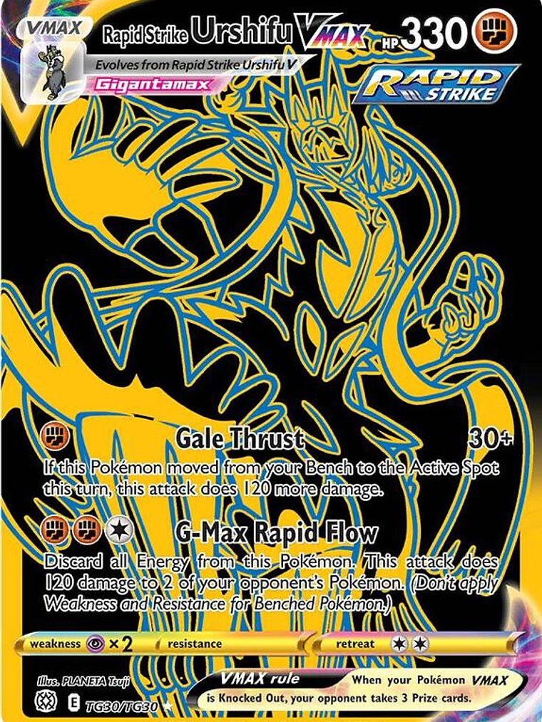 Rapid Strike Urshifu VMAX #TG30 1