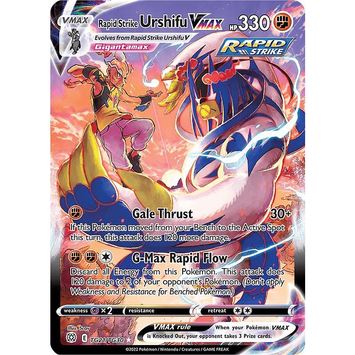 Rapid Strike Urshifu VMAX #TG21 1