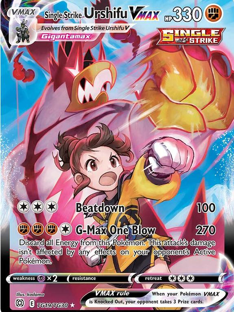 Single Strike Urshifu VMAX #TG19 1