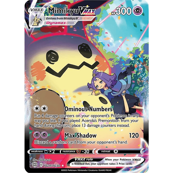 Mimikyu VMAX #TG17 1