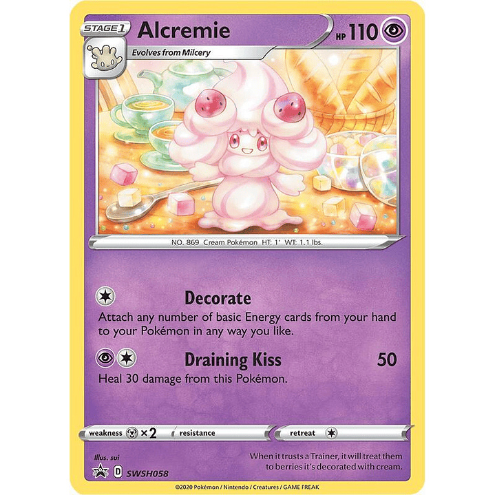 Alcremie - SWSH058 #SWSH058 1