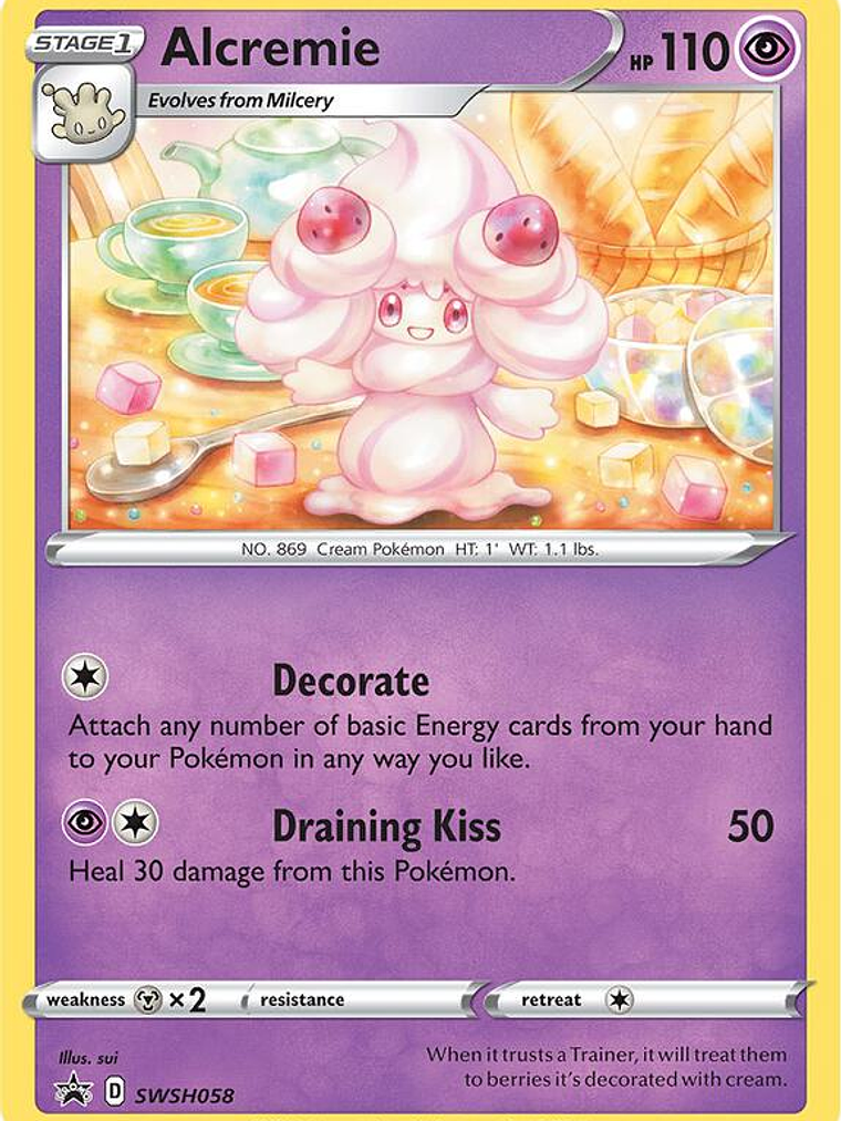 Alcremie - SWSH058 #SWSH058 1