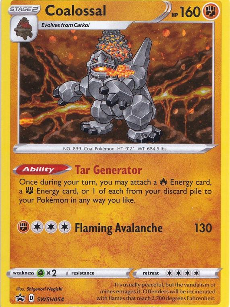Coalossal - SWSH054 #SWSH054 1