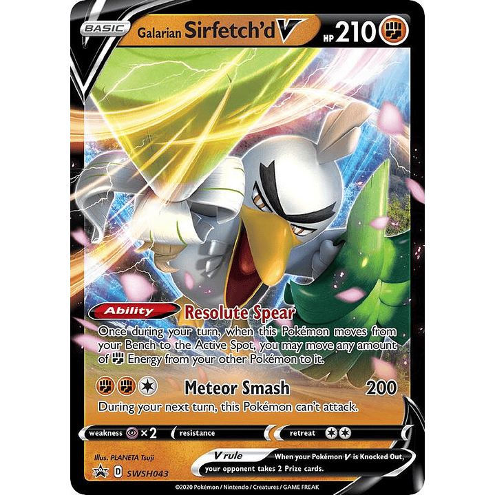 Galarian Sirfetch'd V - SWSH043 #SWSH043 1