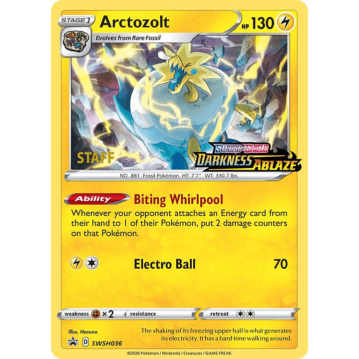 Arctozolt - SWSH036 (Prerelease) [Staff] #SWSH036 1