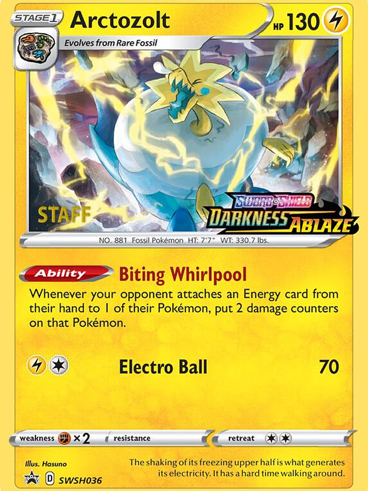 Arctozolt - SWSH036 (Prerelease) [Staff] #SWSH036 1