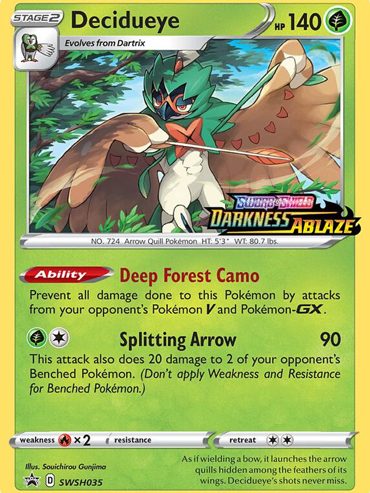 Decidueye - SWSH035 (Prerelease) #SWSH035 1