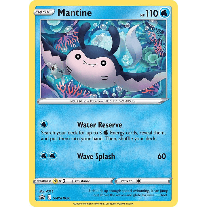 Mantine - SWSH026 #SWSH026 1