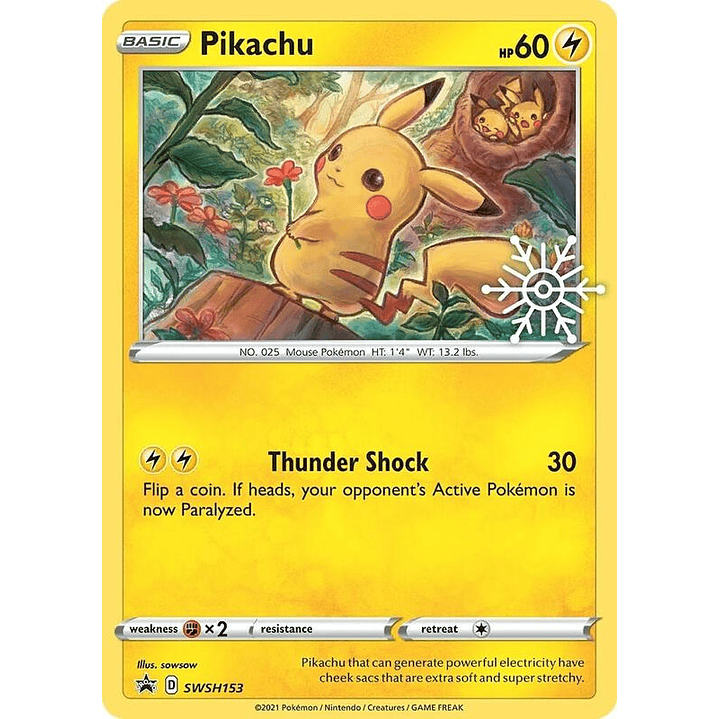 Pikachu - SWSH153 (Holiday Calendar) #SWSH153 1