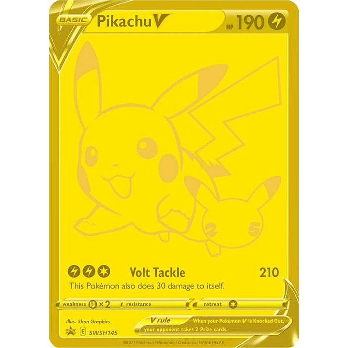 Pikachu V - SWSH145 #SWSH145 1