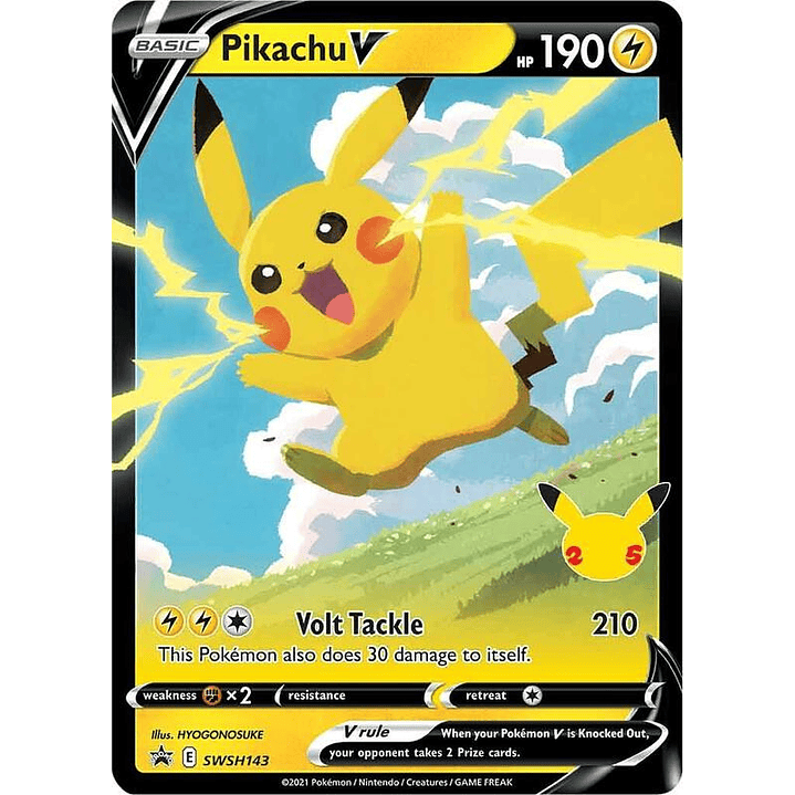 Pikachu V - SWSH143 #SWSH143 1