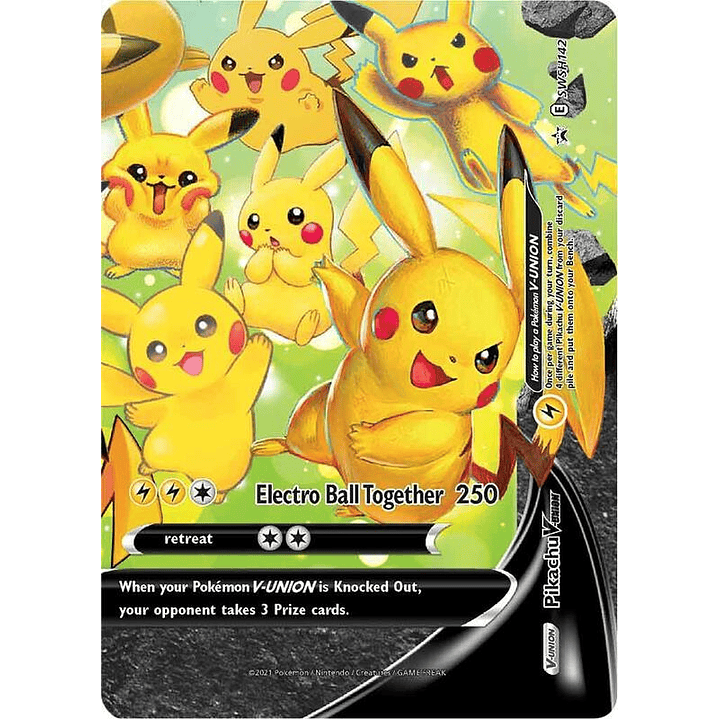 Pikachu V-Union - SWSH142 #SWSH142 1