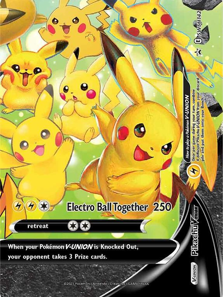 Pikachu V-Union - SWSH142 #SWSH142 1