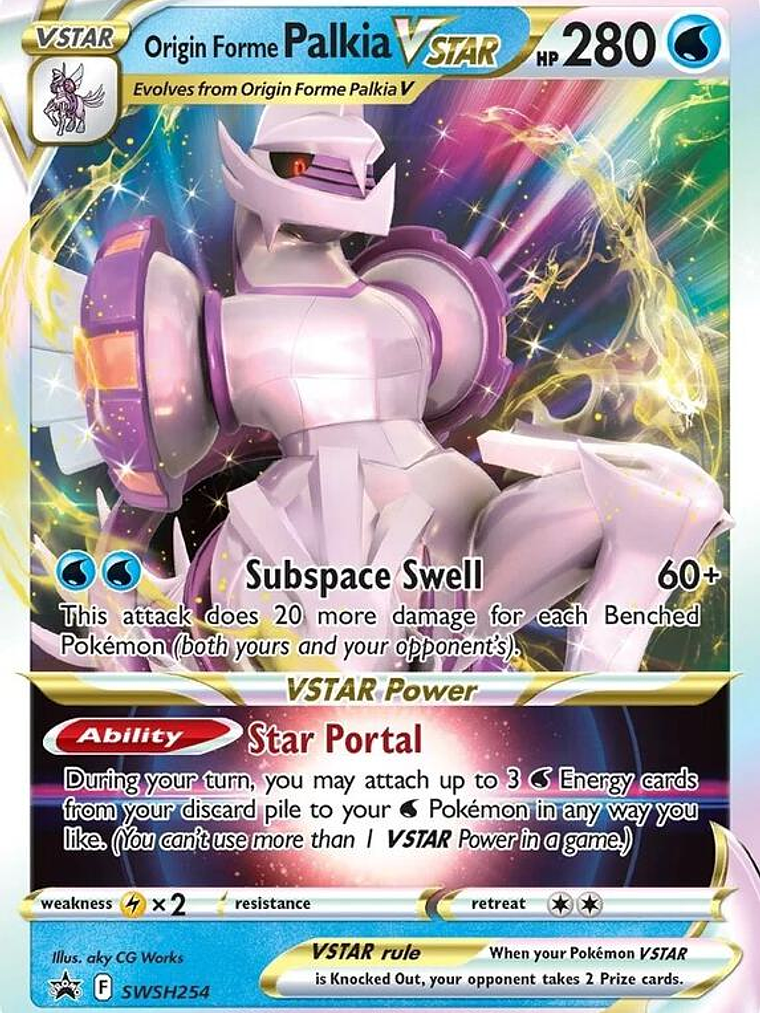 Origin Forme Palkia VSTAR #SWSH254 1