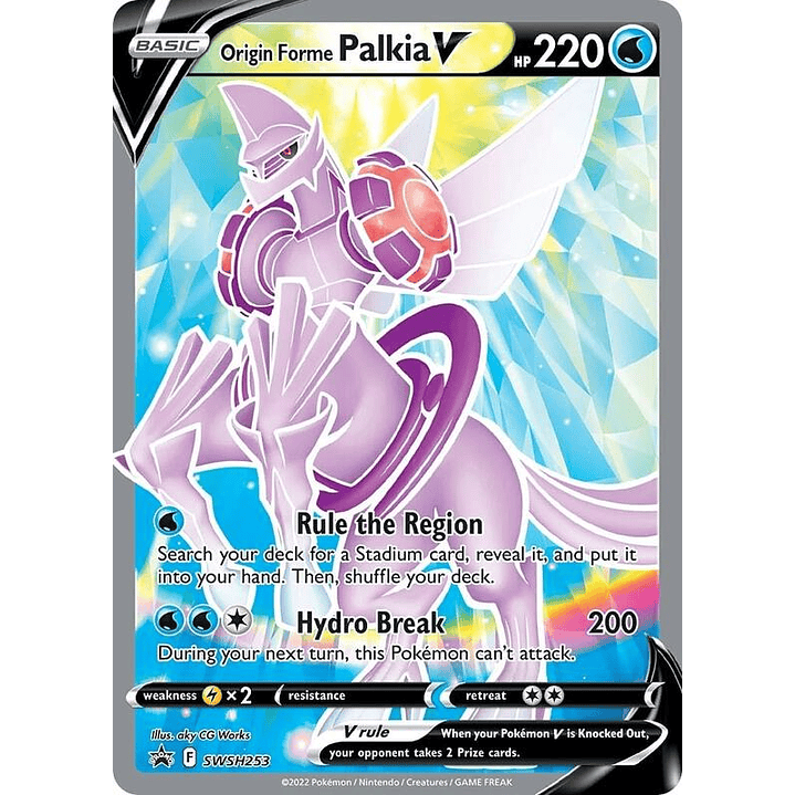 Origin Forme Palkia V #SWSH253 1
