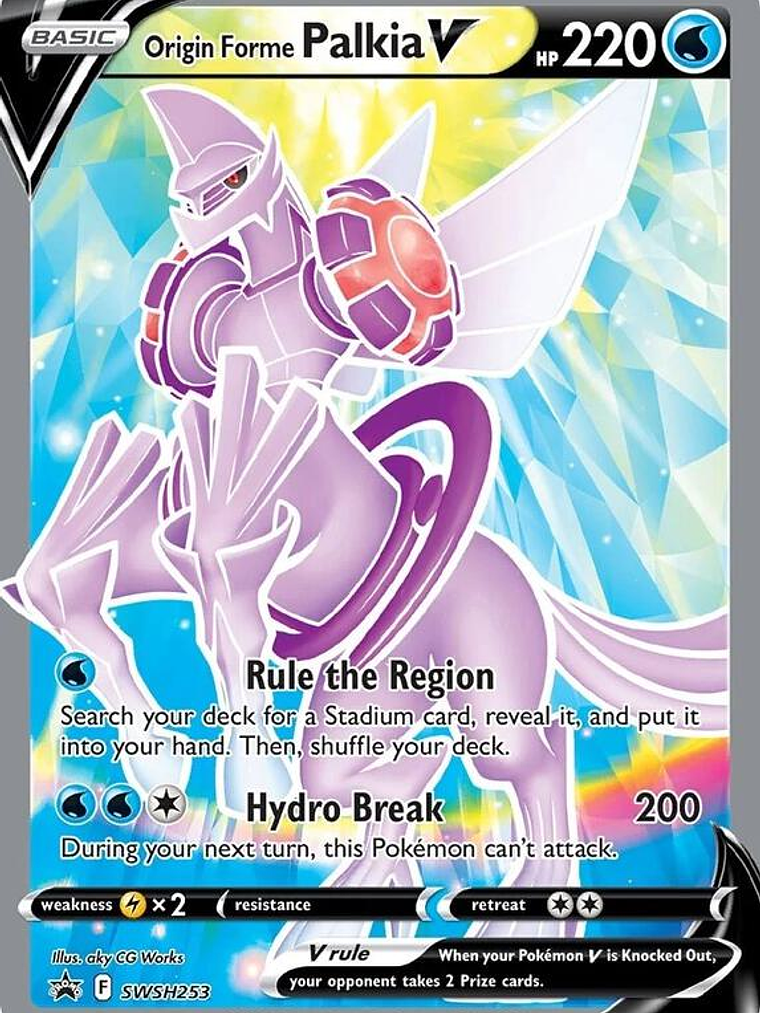 Origin Forme Palkia V #SWSH253 1