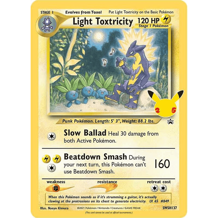 Light Toxtricity - SWSH137 #SWSH137 1
