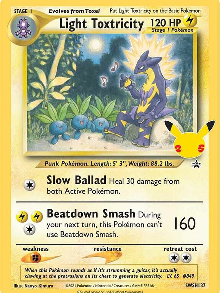 Light Toxtricity - SWSH137 #SWSH137 1