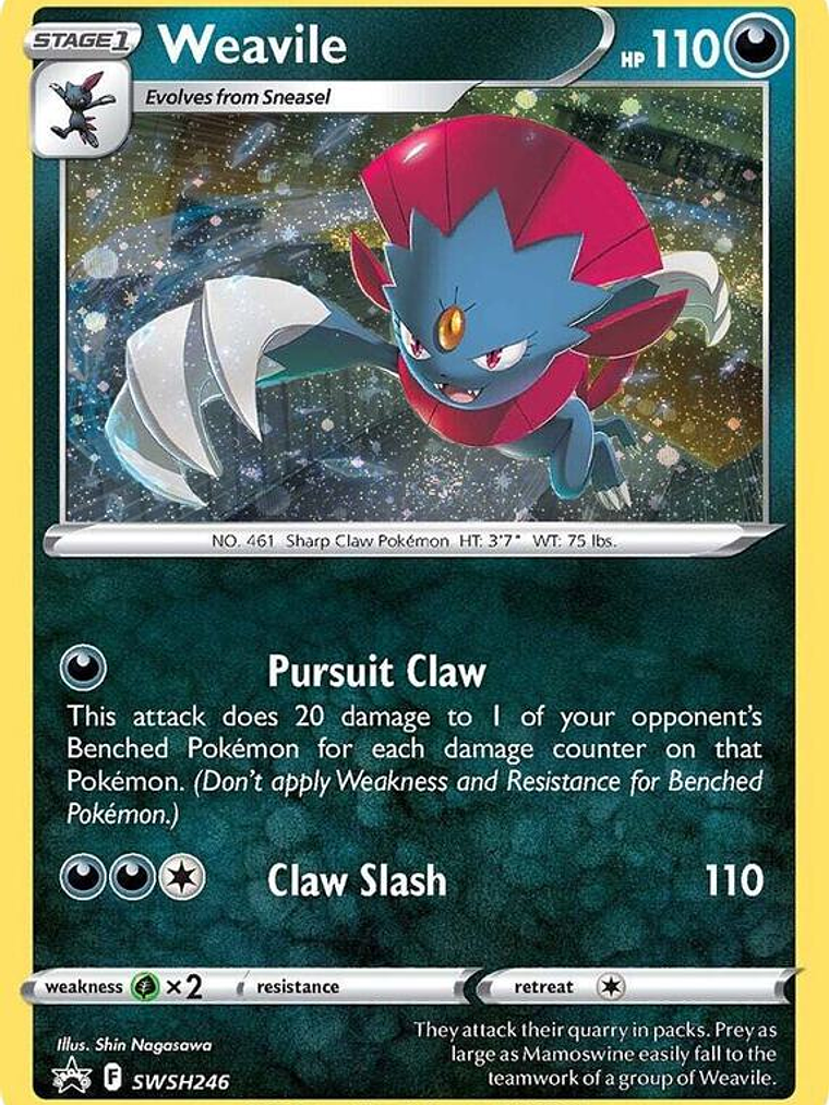 Weavile - SWSH246 (Cosmos Holo) #SWSH246 1
