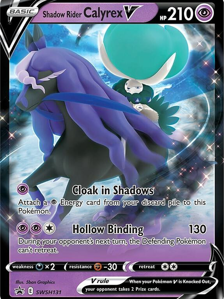 Shadow Rider Calyrex V - SWSH131 #SWSH131 1