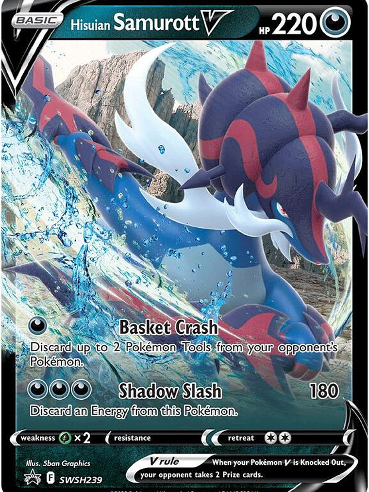 Hisuian Samurott V - SWSH239 #SWSH239 1
