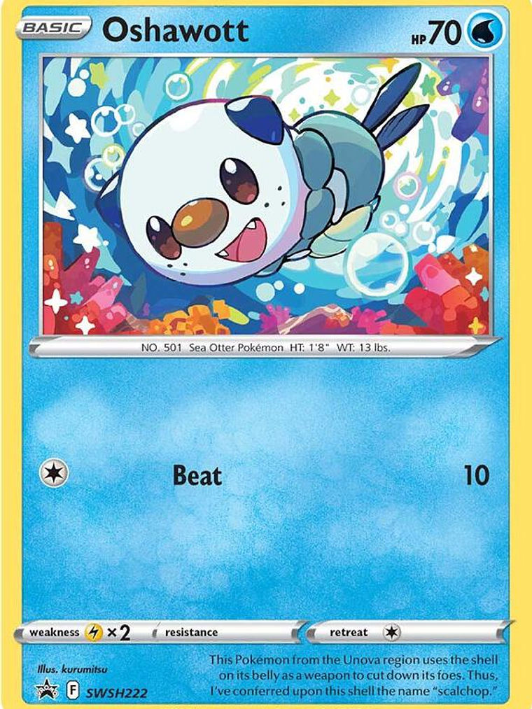 Oshawott - SWSH222 #SWSH222 1