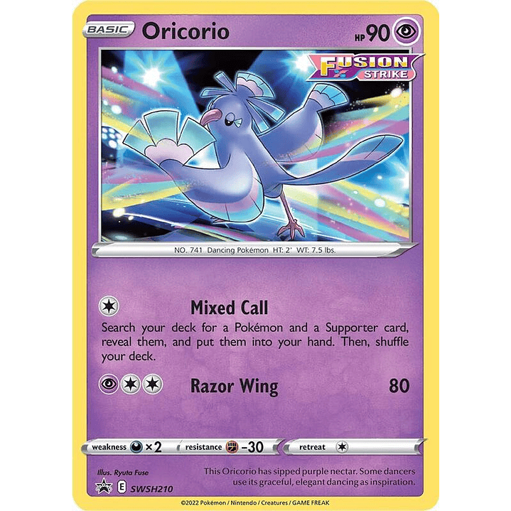 Oricorio - SWSH210 #SWSH210 1