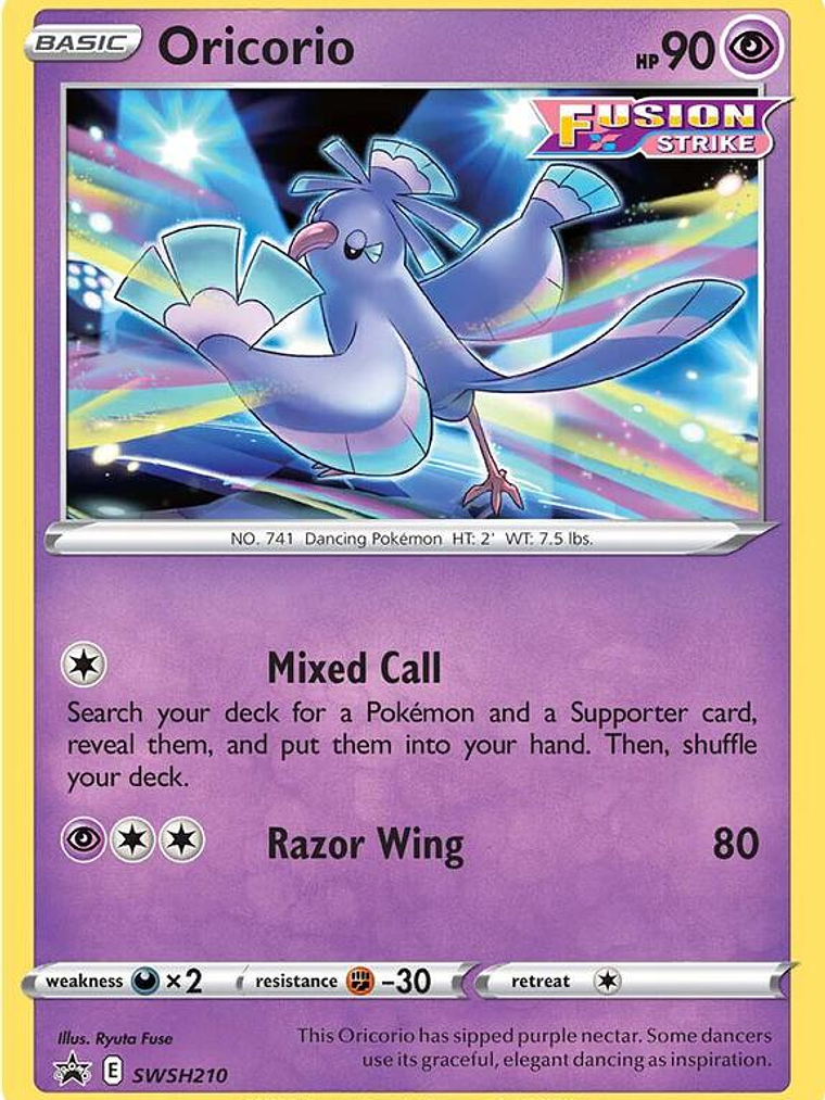 Oricorio - SWSH210 #SWSH210 1