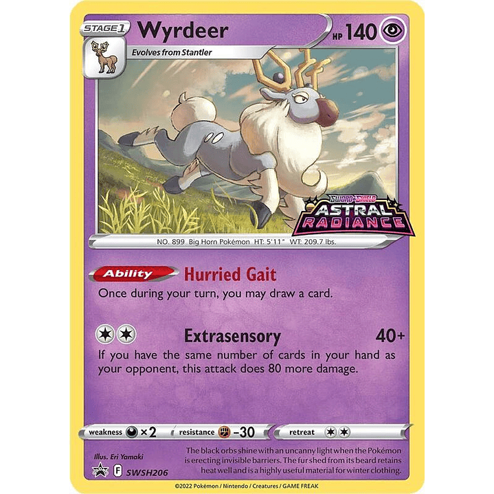 Wyrdeer - SWSH206 #SWSH206 1