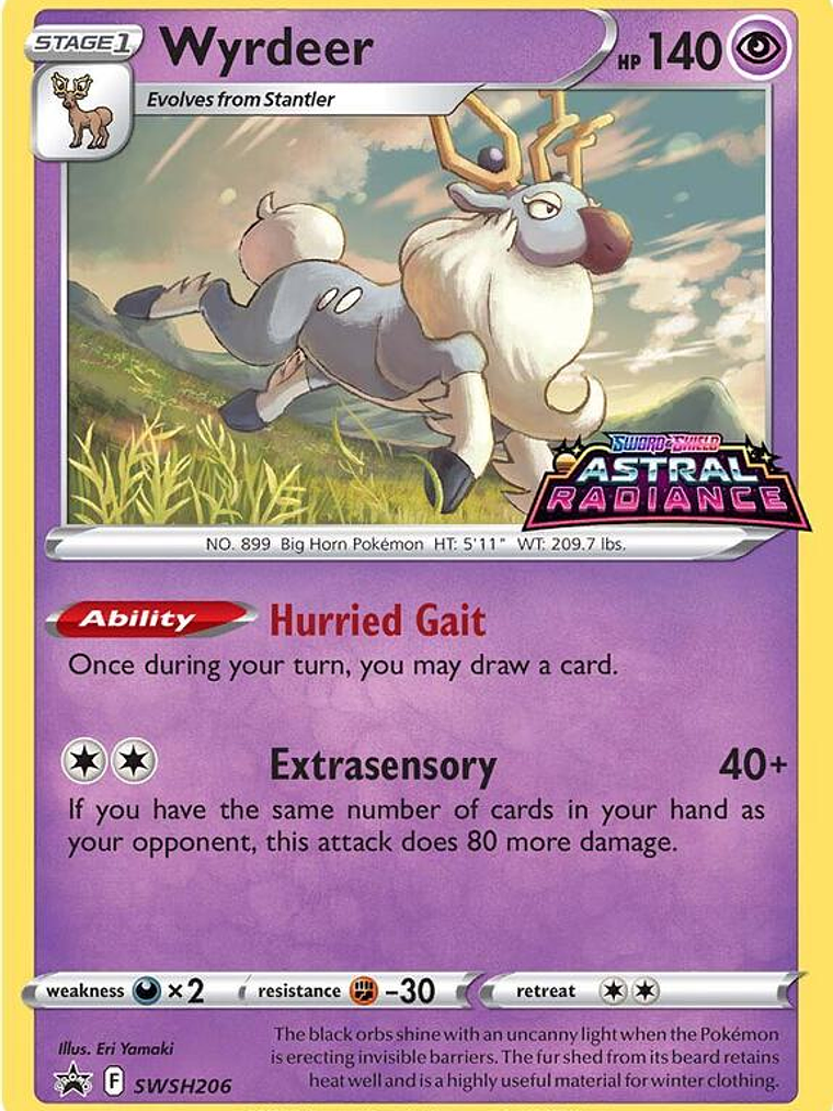 Wyrdeer - SWSH206 #SWSH206 1