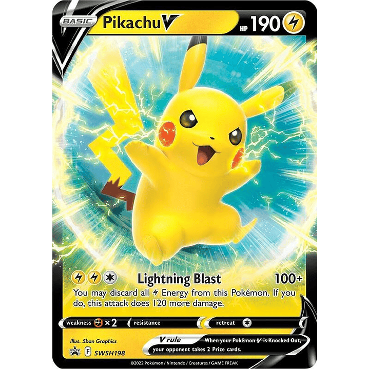 Pikachu V - SWSH198 #SWSH198 1