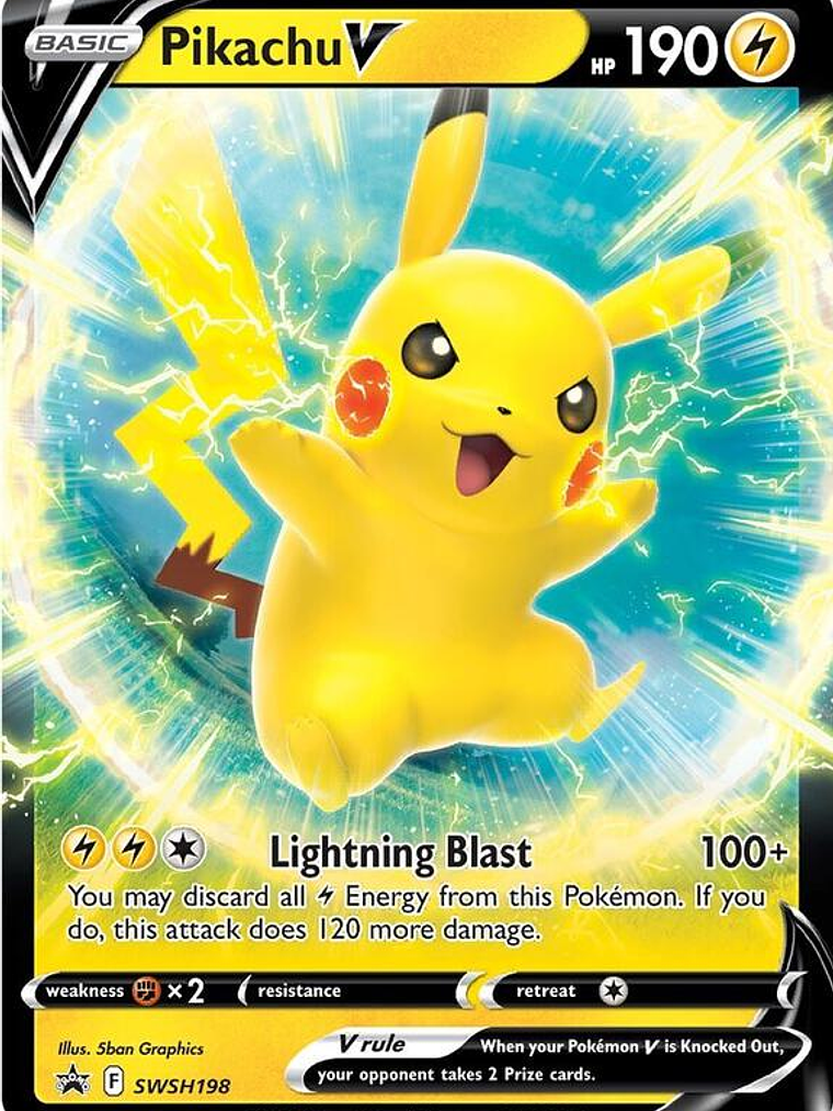 Pikachu V - SWSH198 #SWSH198 1