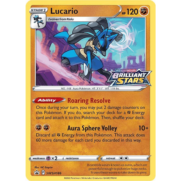 Lucario - SWSH186 #SWSH186 1