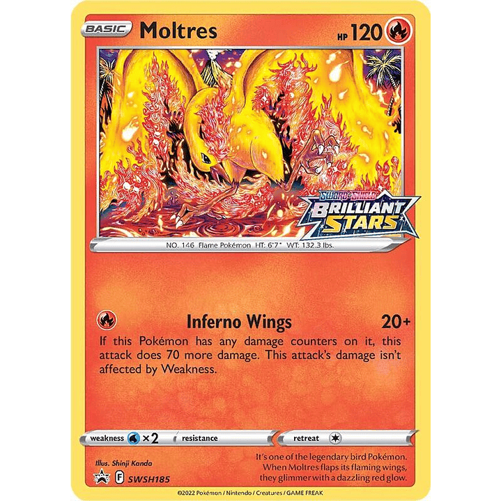 Moltres - SWSH185 #SWSH185 1