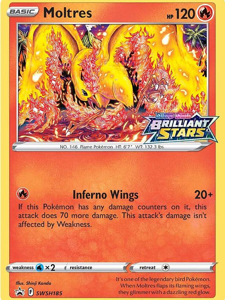 Moltres - SWSH185 #SWSH185 1