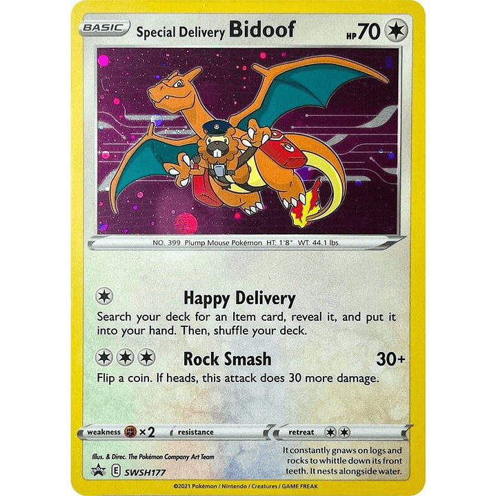Special Delivery Bidoof #SWSH177 1