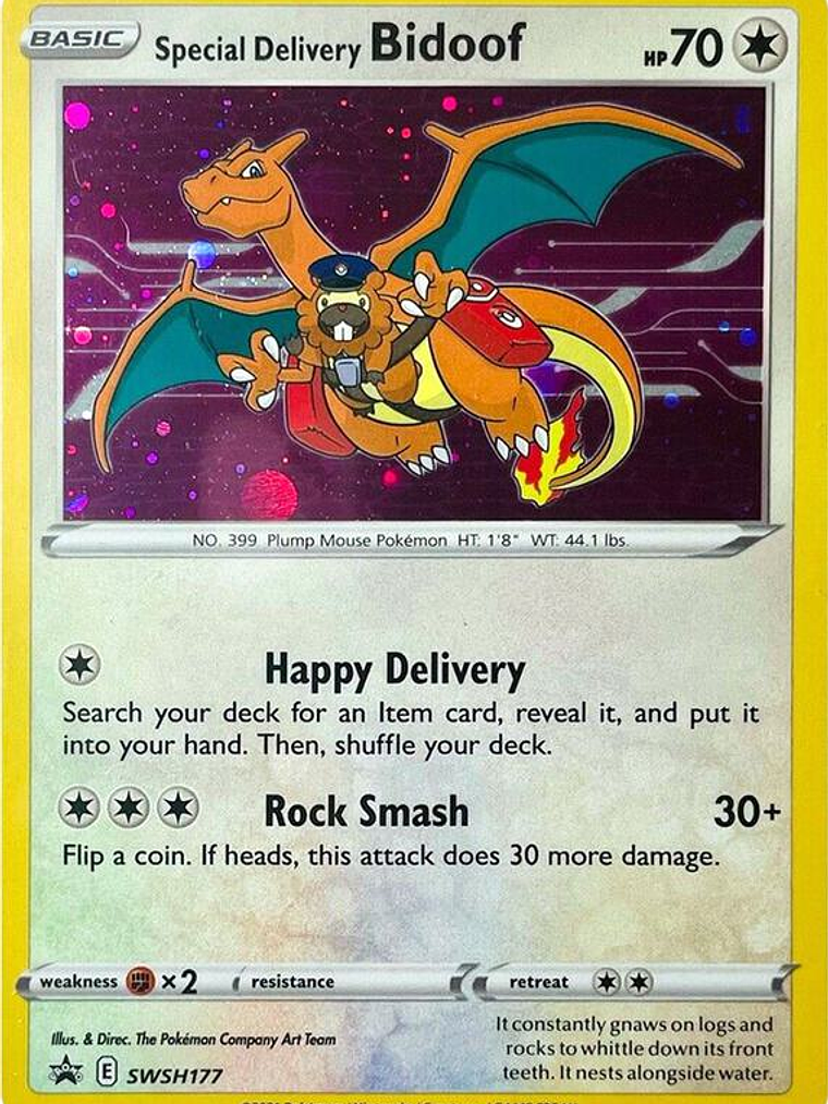Special Delivery Bidoof #SWSH177 1
