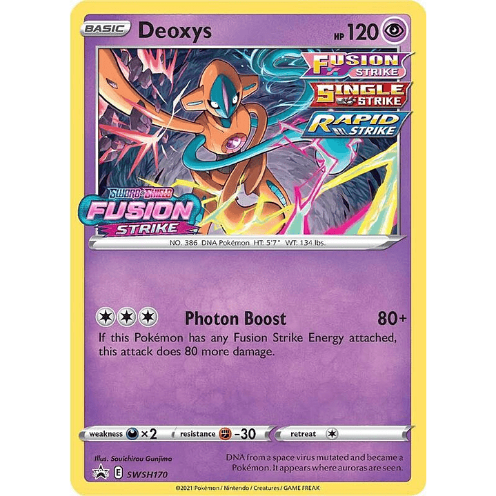 Deoxys - SWSH170 (Prerelease) #SWSH170 1