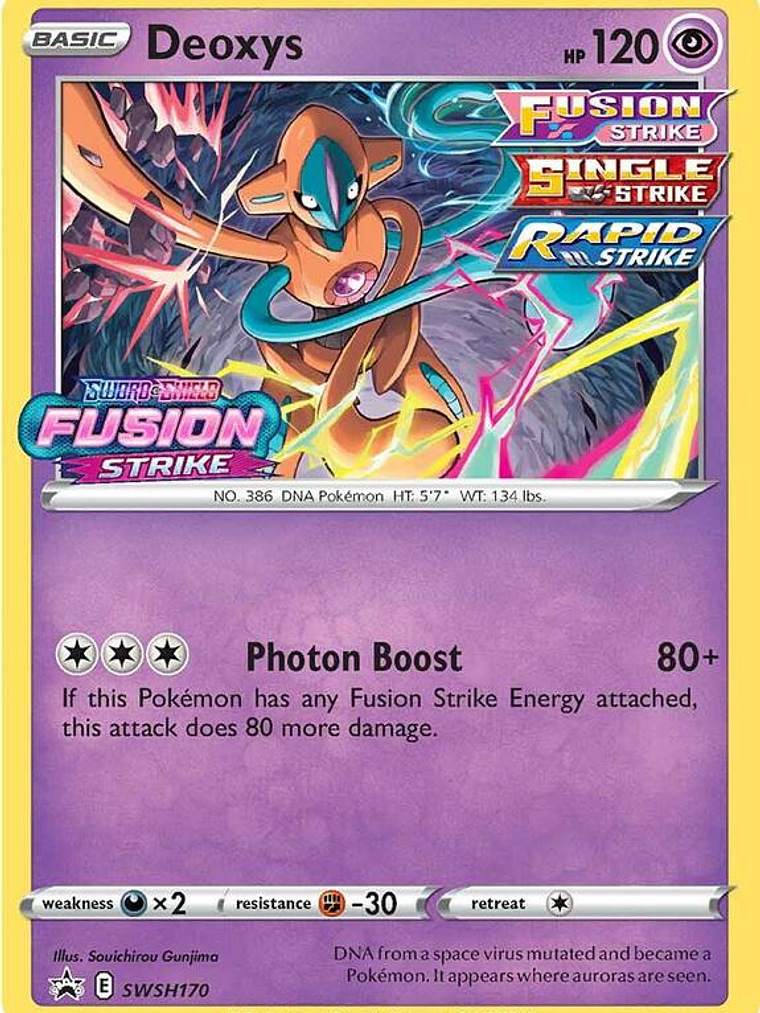 Deoxys - SWSH170 (Prerelease) #SWSH170 1