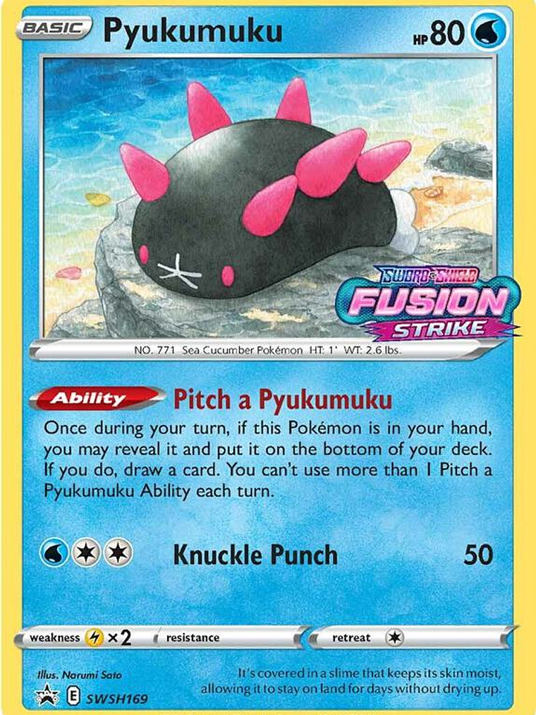 Pyukumuku - SWSH169 (Prerelease) #SWSH169 1